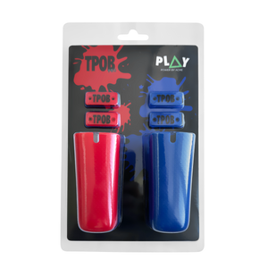 TPOB PLAY GRIPS Set (Red/Blue)