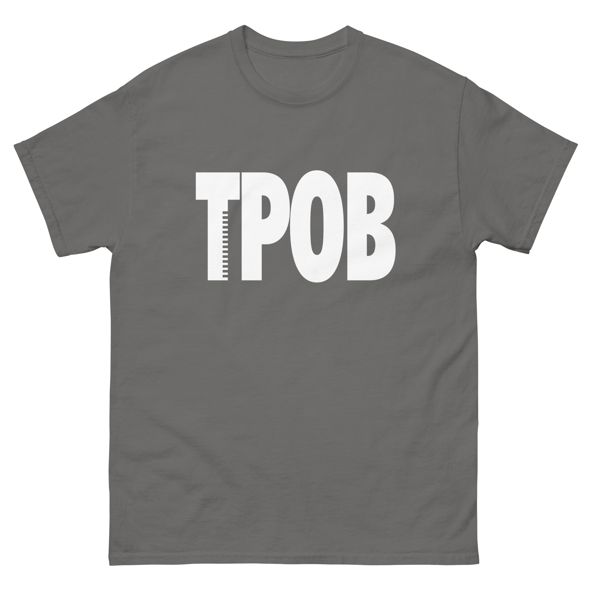 TPOB white logo tee
