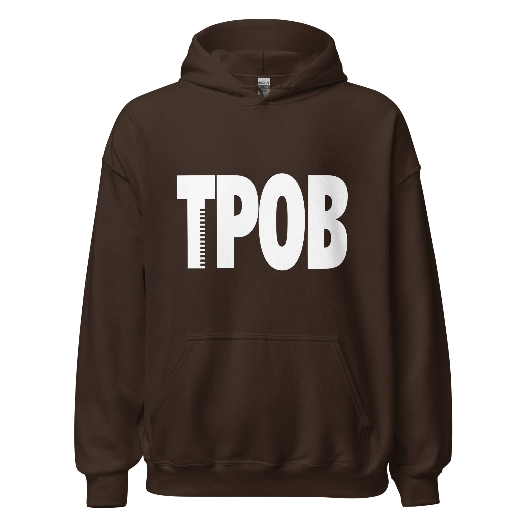 TPOB white logo hoody