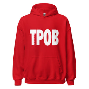 TPOB white logo hoody